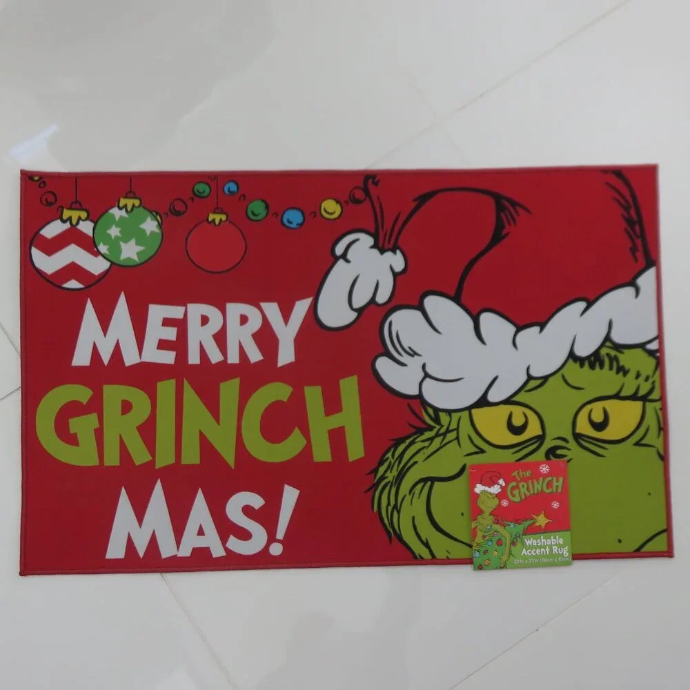 The Grinch (Merry Grinch Mas!) Washable Accent Rug 20